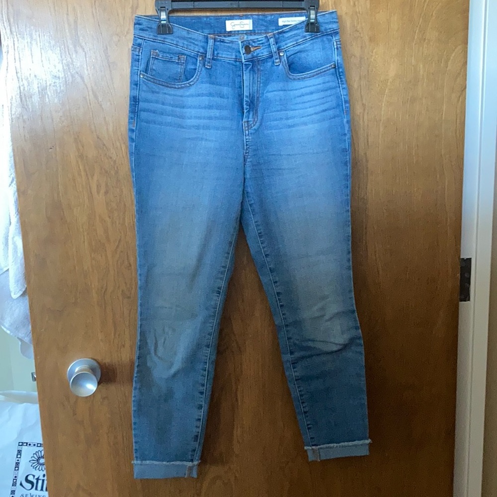 Jessica Simpson high rise skinny ankle jeans